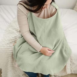 1 pc Nursing Cover Cloth - Outdoor Breastfeeding Shawl, Anti-Exposure Gauze Feeding Cover-up, Breathable Nursing Scarf for Mater