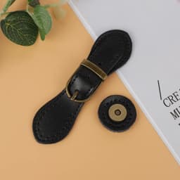Genuine Leather Bags Clasp Metal Snap Handmade Wallet Clasp Card Pack Hasp Clasp Buckle Wallet Handbag Button Accessories