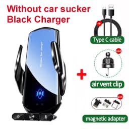 Car Wireless Charger Magnetic Fast Charging Station Air Vent Stand Car Phone Holder Mount For iPhone 16 15 14 13 12 Pro Samsung