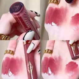 Luxury CT Multicolored Water Light Lip Gloss Lasting Moisturizing Lip Balm Heart-shaped Tip Lip Brush and Jelly Lip Gloss Makeup