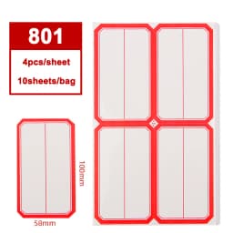 Various Models of Office Self-adhesive Label Paper Oral Paper Self-adhesive Label Stickers Handwritten Price Paper Name Stickers