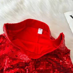 Basics Vintage High Waist Chic Glitter Sequin Short Pants Hotsweet Fashion Streetwear Club High Street Women Casual Clothing
