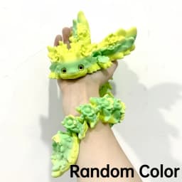 3D Print Toy Salamander Dragon Desktop Ornament 3D Print Animals Home Office Crafts Print Character Christmas Gift Action Figure