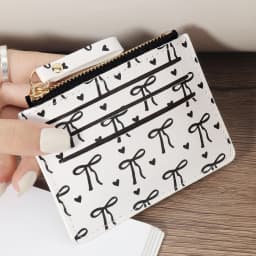 Card clip ultra-thin, lightweight, portable cash, ID card, credit card, coin pocket wallet, fashionable zipper coin wallet, high