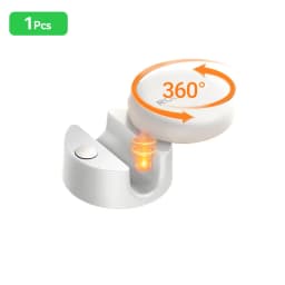 Rocoren Spiral Cover Magnetic Cable Clamp Cable Smooth and Adjustable Rope Holder Under Table Cable Management Cable Organizer