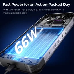 Oukitel WP100 Rugged Phone 33000mAh Battery Built in Laser Rangefinder 6.8 Inch 12+24GB RAM+512GB Mobile Phone 200MP Camera NFC