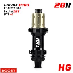 GOLDIX M180 MTB BOOST Hub Center Lock Disc 28H EXP Ratchet 52T Mountain XD Class Bike Hub for Shimano SRAM 11 12 Speed