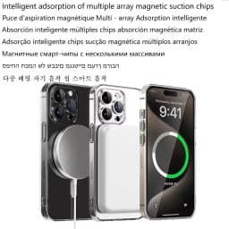 Original Magnet Plating Magnetism Case For Iphone 17 Air 11 12 13 14 15 Plus 16 Pro Max Magsafe Clear Cover Camera Lens Protect