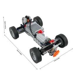 DIY Remote Control Four-wheel Drive Vehicle Building Blocks Compatible Spray Motor Chassis Car Puzzle MOC Bricks Toys Boys Gifts
