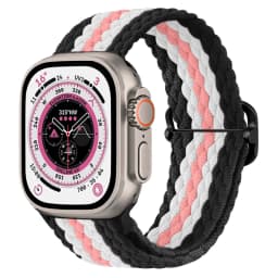 Nylon Strap For Apple Watch 12 11 10 9 8 7 46mm 42mm Adjustable Wristband iWatch Ultra4-3-2-1 49mm 6 5 4 SE 45mm 41mm 44mm Belt