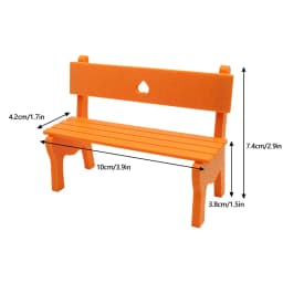 1:12 Dollhouse Mini Park Table Chair Miniature Bench Stool Rocking Chair Dolls House Furniture Accessories Kids Pretend Play Toy