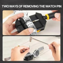 Watch Link Removal Tool Kit, Watch Band Tool Strap Chain Pin Remover Repair Tool Kit For Watch Band Strap Adjustment, Watch