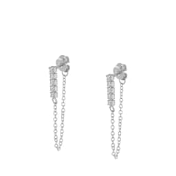 CRMYA Gold Silver Filled Hoop Earring CZ Zircon Heart Higgle Stud Earrings For Women Jewelry Earings Wholesale Aretes De Mujer