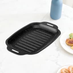 BBQ Grill Pan Rectangular Frying Pan Nonstick for Picnic Indoor Outdoor Meats Pancakes Kitchen