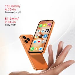 ONEMYTH A19 Pro 4G Mini Smartphone 3.95 Inches Android 10 System 2GB RAM 16GB ROM Dual SIM Standby 2000mAh Battery Small Phone