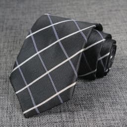 New Men's Tie Classic Stripes Striped 8cm Jacquard Necktie Accessories Daily Wear Cravat Wedding Business Party Gift