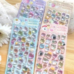1 pc/4 pcs Japanese Style Ghost 3D Relief Stickers Scrapbooking Diy Journal Cute Stationery School Sticker