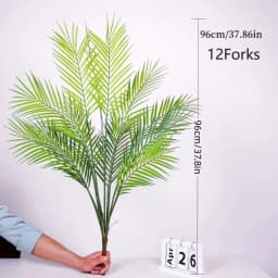 125CM Artificial Plants Large Palm Trees Green Realistic Tropical Fake Trees Indoor And Outdoor Shrubs Home Room Decoration
