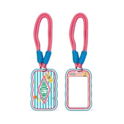 Pinky Harry Potter Card Holder Bag Charm Pendant for Daily Halloween Christmas Birthday Gift for Students Fans Women