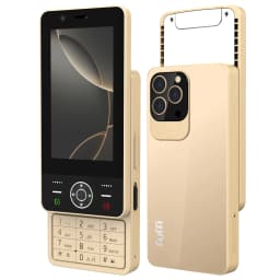 FUFFI S24 Pro Sliding Mini Phone 4.0 Inch HD Colorful Screen Phone Fun Feature Phone 4G Network Dual SIM Student Mobile Phone