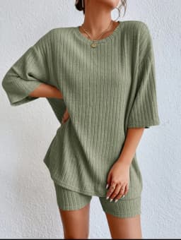 Spring Summer Short Sleeve T Shirt Short Pants Two Piece Set Women Casual Loose O Neck Top High Waist Tracksuit Female Outfits