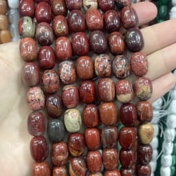10X14MM Drum Barrel Shape Natural Stone Agates Turquoises Tiger Eye Loose Spacer Beads Charm DIY Handmade Bracelet Necklace