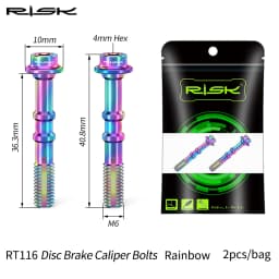 RISK Ultralight Bicycle Oil Disc Screw Titanium Alloy Retainer Pin Bleed Nipple Compression Nut XT Bike Accessories