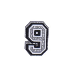 Number Shoe Charms for Crocs Accessories Decorations Silvery Pins Boy Girls Clogs Charms Women Kids Jeans Shoes Accessories