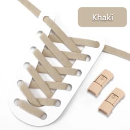 1 Pair No Tie Shoe Laces Press Lock Shoelaces Without Ties Elastic Laces Without Ties Sneaker Kids Adult Flat Shoelace for Shoes