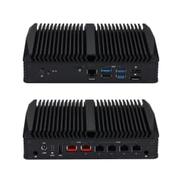 Qotom Mini PC Intel N100/ N305, 2x 10G Marvell AQC113 & 4x Intel I226V 2.5G LAN, DDR5 Router Appliance for OpenWrt/ Linux