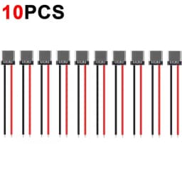 5-20PCS Type-C 2Pin Solder Wire Waterproof USB C Pigtail Cable Extension Power Cord Plug-in Board Quick Charging USB-C Connector