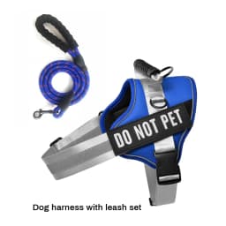 Nylon Reflective Dog Harness Personalized Breathable Dog Harness With ID Name Tag Pet Harness for Small Medium Large Dogs