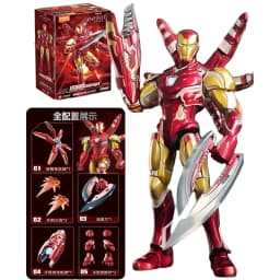 Original BLOKEES The Avengers Thor Iron Man Mk85 Captain America Tony Stark Anime Figure Model Building Blocks Toys Kids Gifts