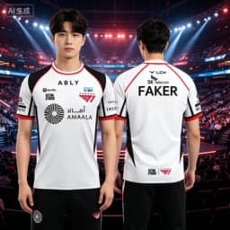 telecom Team PEYZ Player Esports Match Jersey Short-sleeve Sports T-shirt