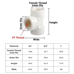 1-3Pcs 1/2" 3/4" 1"Double Female Thread PVC Union Connector Fish Tank Detachable Joint Garden Watering Irrigation Fittings