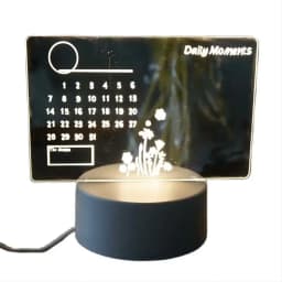 GGbingo Handwritten Message Board LED Night Light USB Rechargeable Warm Light Girlfriend Gift Home Decor Rewritable Note Lamp