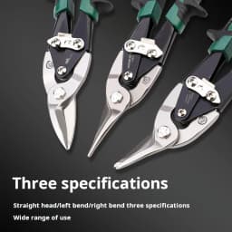 10 Inch Aviation Tin Snips, Industrial Snips, Universal Snips,Metal Cutter Shears for Cutting Sheet Metal