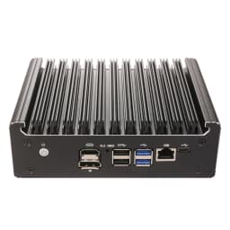 Solid Fanless Mini PC Firewall Intel N100 Pentium Gold 8505 7505 6305 6x2.5G LAN DDR5/DDR4 NVMe/SATA Proxmox/pfSense Home Server