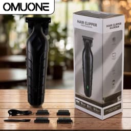 OMUONE Professional Barber Cordless Hair Clipper USB Rechargeable Hair Trimmer Precision Beauty Tool Men's Gift