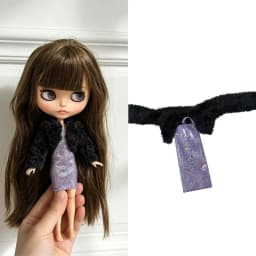 For Blythe Doll Outfit Clothes Luxury Checkered Coat Dress Set Sweet Princess Bowknot Skirt Clothing For Barbies OB24 Small 1/6