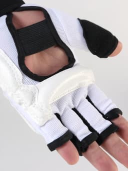 High Quality Kick Boxing Gloves MMA Gloves Muay Thai Training Boxer Fight Equipment Half Mitts PU Leather Black Boxing Equipmen