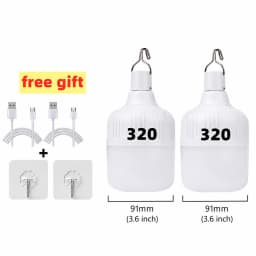 USB Rechargeable LED Multifunctional Emergency Lights House Outdoor Portable Lanterns Emergency Lamp Lantern BBQ Camping Light