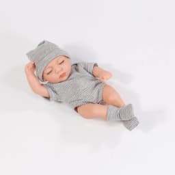 20cm Reborn Dolls Soft Full Vinyl Doll 7.87Inch Cute Mini Doll Reborn Doll Toy Waterproof Soft Vinyl Doll For Birthday Gifts
