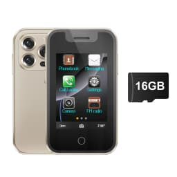 SERVO Mini 2.4" Touch Screen 2G Unlocked Cellphone Bluetooth Call Dual SIM FM Radio Torch Voice Recorder Portable Mobile Phone