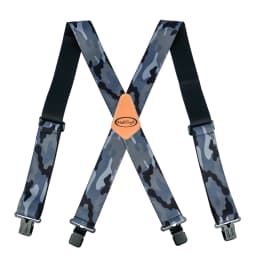 Suspenders Man For Pants 2" Wide Adjustable and Elastic Braces X Shape With Strong Clips - Heavy Duty Elastic Braces For Men