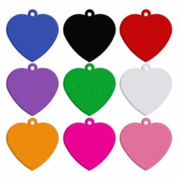 100Pcs Anodizing Aluminum Dog Tag Name Dog ID Tags for Dog Collar Personalized Pet ID Dog Name Tag Customized Engraving
