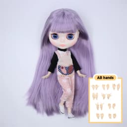 ICY DBS Blyth 1/6 bjd dolls joint body custom face colorful hair Contains clothing and shoes special