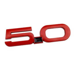 Car 3D Metal 5.0 Logo Decals Sticker For Ford Mustang GT GT50 2021 2020 2019 2018 Rear Trunk Body Badge Emblem Styling Stickers