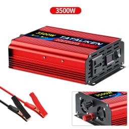 Pure Sine Wave Inverter DC 12V/24V To AC 110V/220V 1600W 2500W 3500W 4500W 5000W 6000W Portable Power Converter Universal Socket