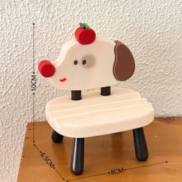 1/6 Pcs Love Cute Pet Chair Styling Phone Stand Lazy Desktop Chasing Drama Dormitory Ornament Small Support Stand